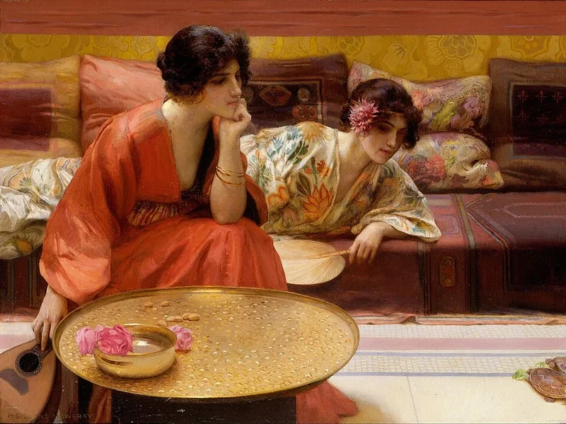 1858-Henry Siddons Mowbray - Ore di inattività